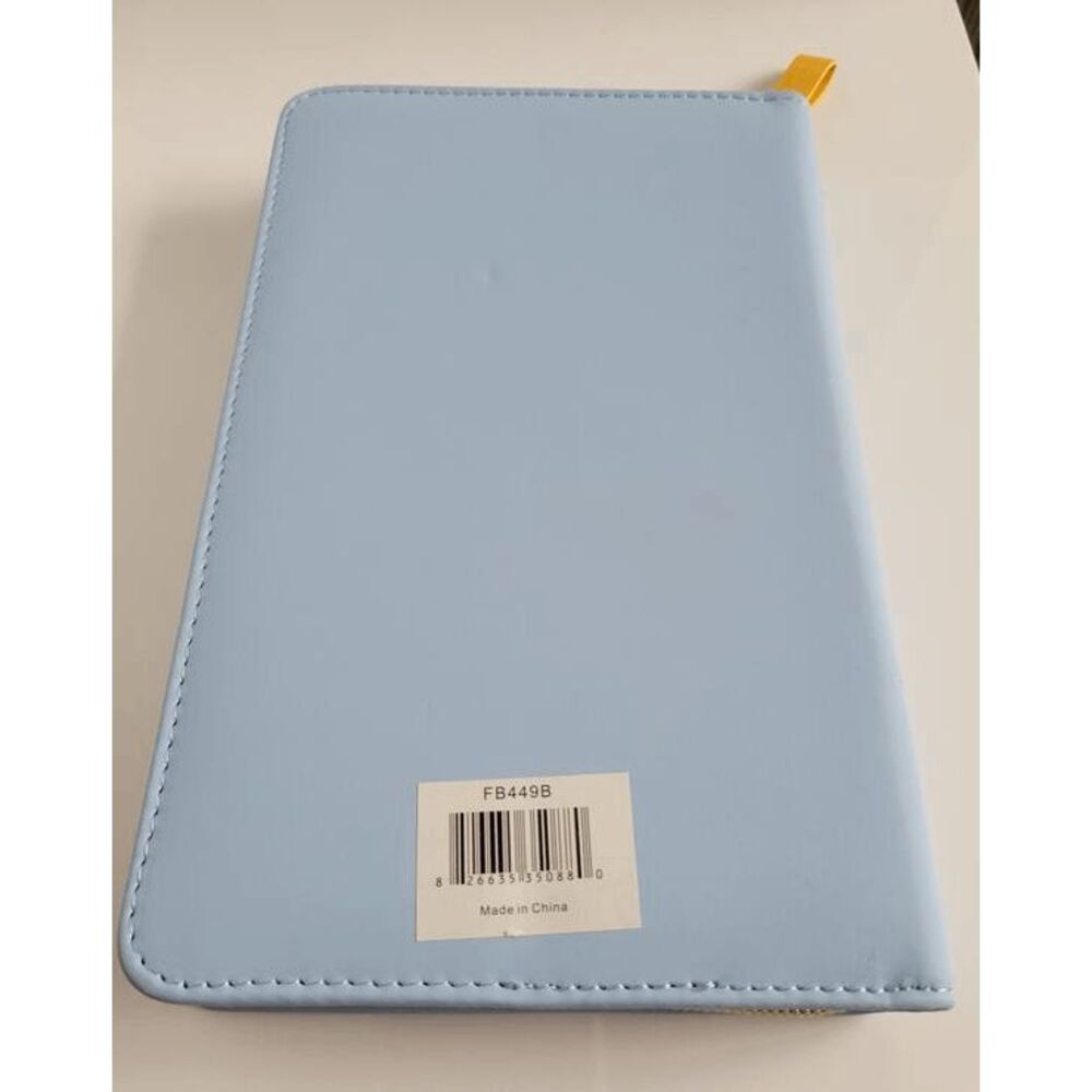 Padded Blue Zip Notes Journal - Picture 15 of 16